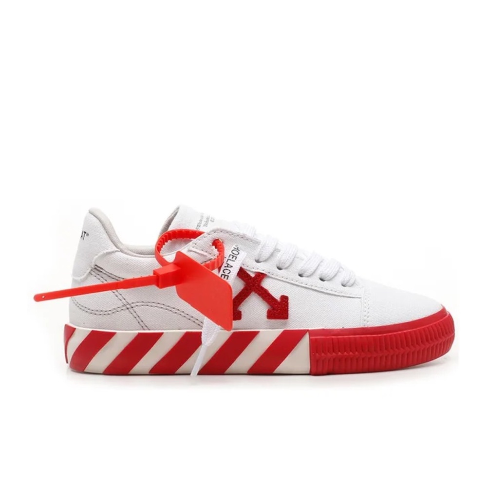 Off White Low Vulcanized Sneakers